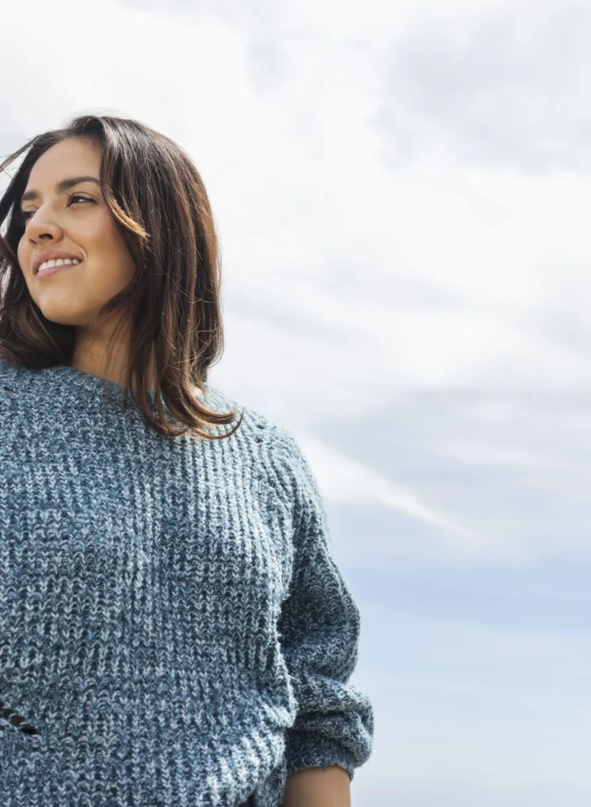 Vrouw in buitenlucht