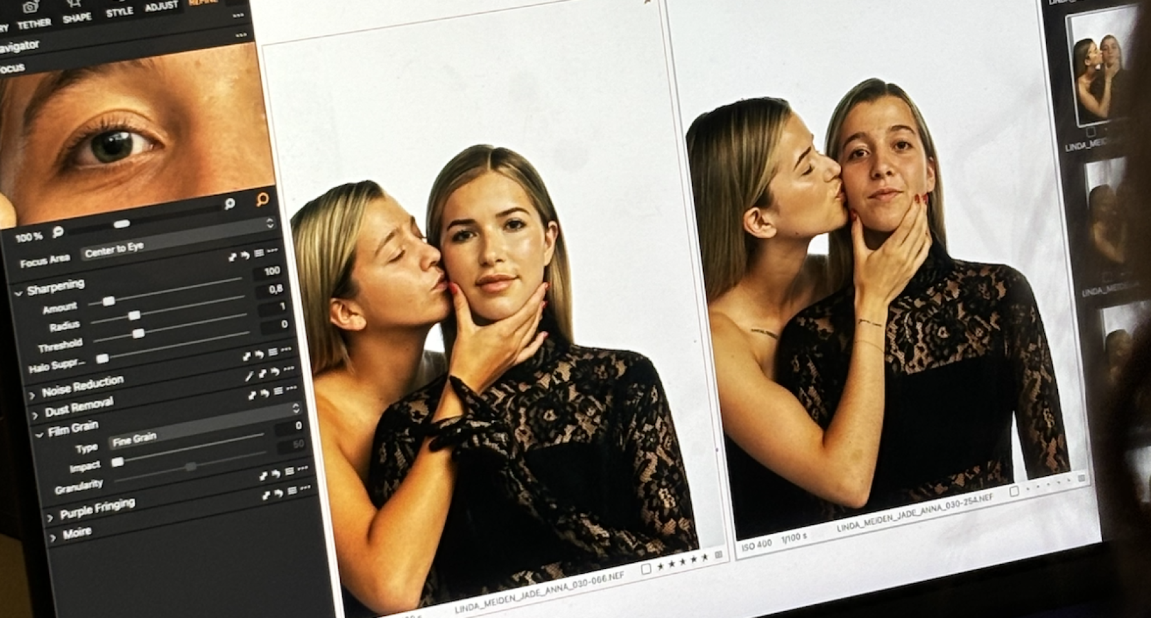 Binke was stand-in bij shoot met Jade Anna: 'Alsof ik naar mezelf kijk'