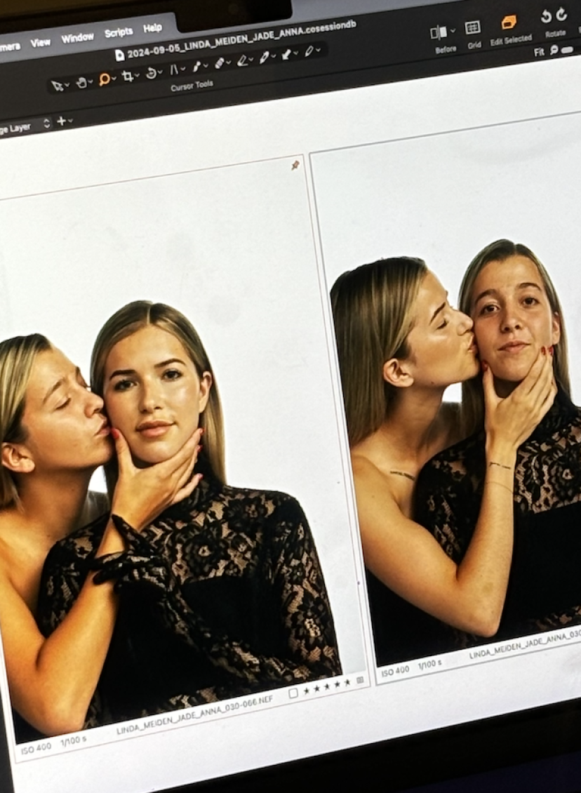 Binke was stand-in bij shoot met Jade Anna: 'Alsof ik naar mezelf kijk'