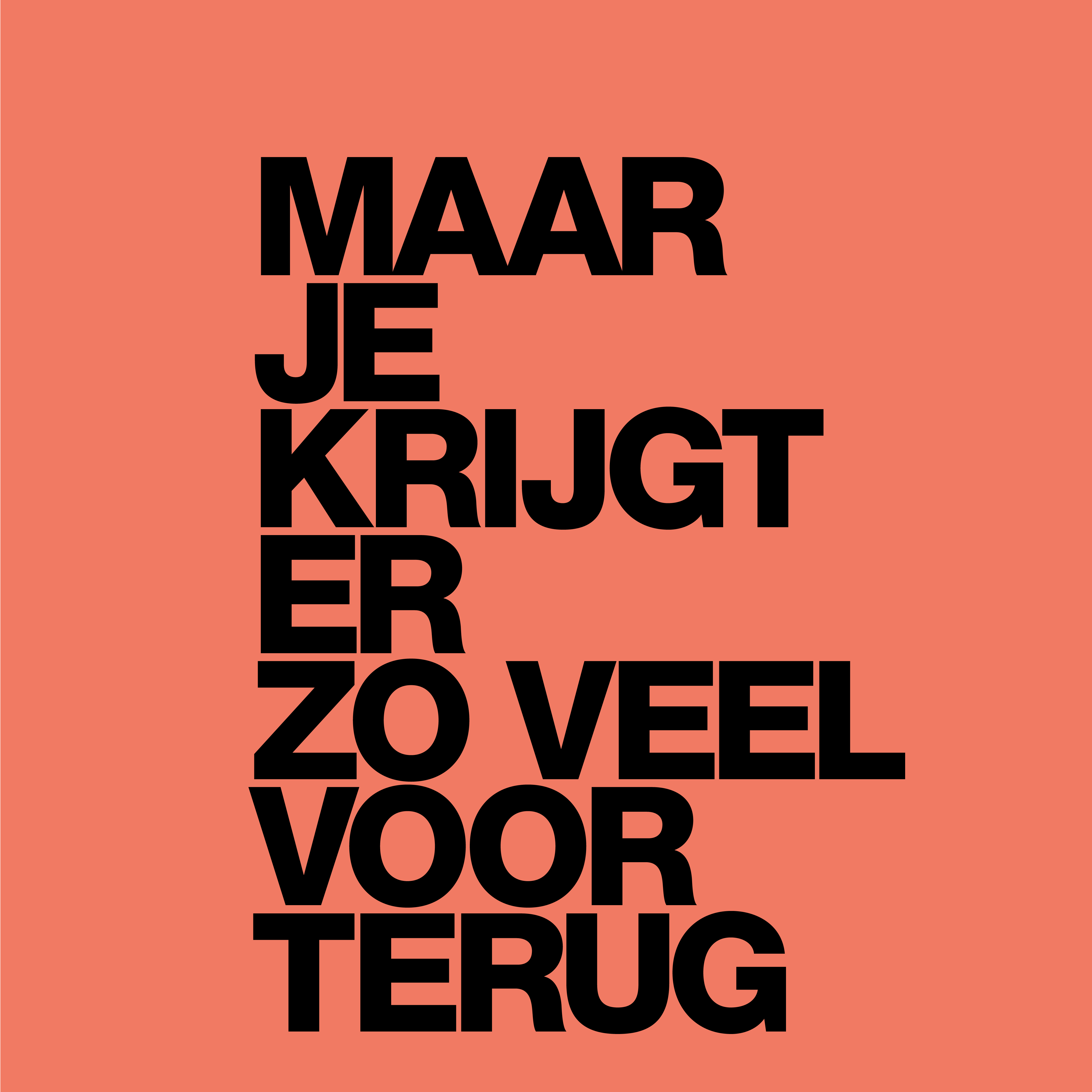 'Dan kwam er weer een mee uit school met zo’n krokante neus vol groene lava'