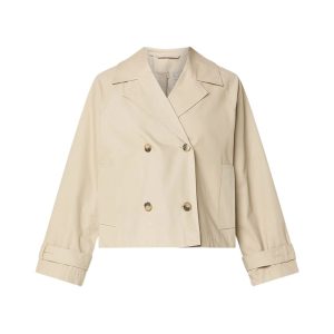 Korte trenchcoat licht