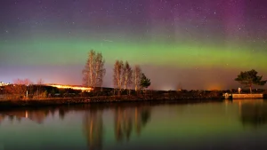 Thumbnail voor Noorderlicht in Nederland levert (opnieuw) prachtige beelden op