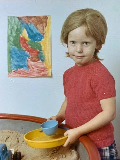 Margriet met pruik