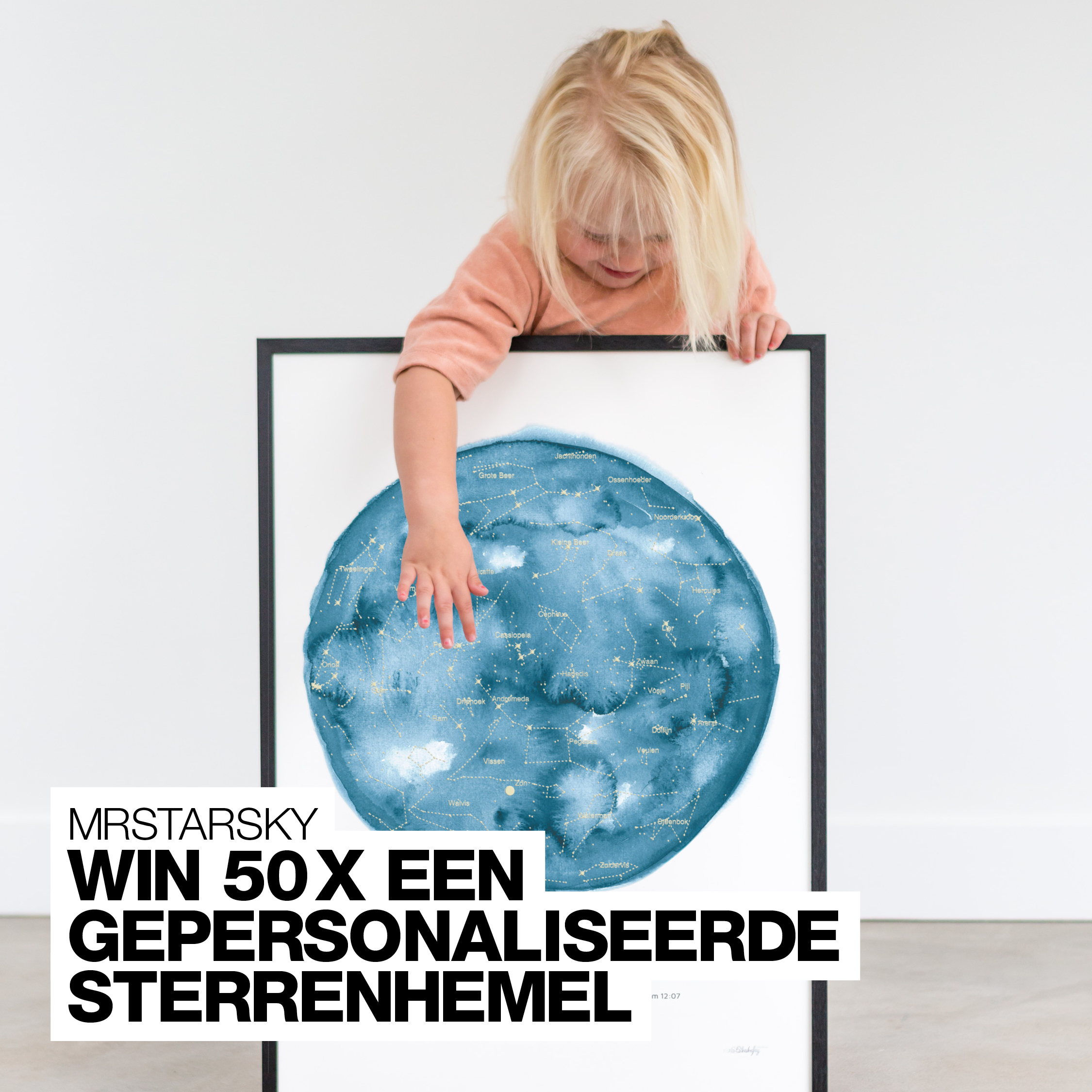 Alsof het in de sterren geschreven staat: win een gepersonaliseerde sterrenhemelposter
