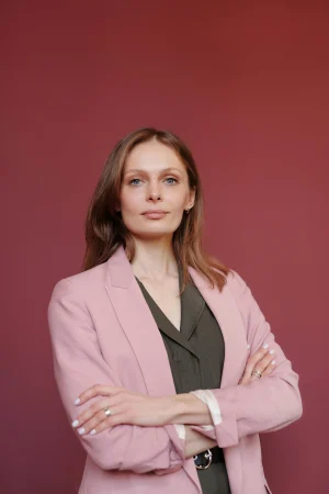 Vrouw op werk