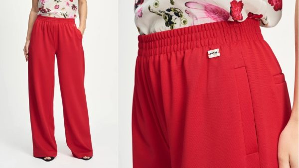 Kersenrode broek