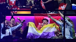Thumbnail voor Artiesten Songfestival mogen niet meer met pridevlag zwaaien