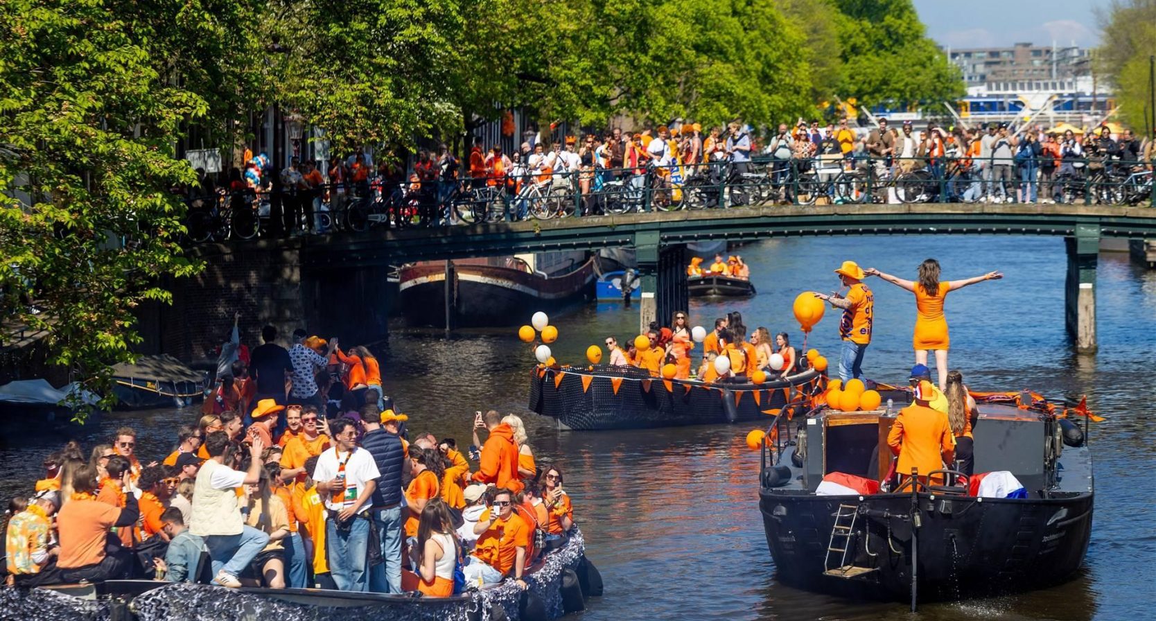 Koningsdag Amsterdam is te druk