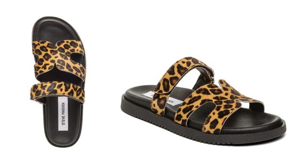 Sandalen met panterprint, gekozen door de redactie