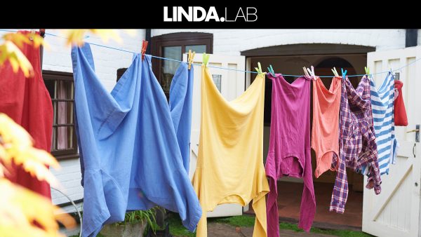 linda lab robijn wasmiddel kleurrijke kleding