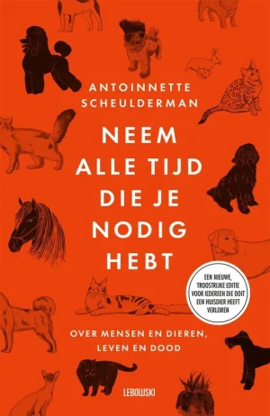 Neem alle tijd die je nodig hebt, Antoinnette Scheulderman. Cover. 