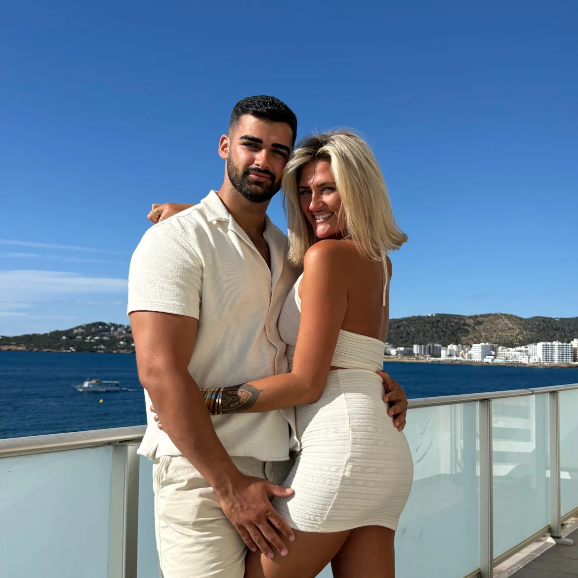 Macy en Pedro op Ibiza