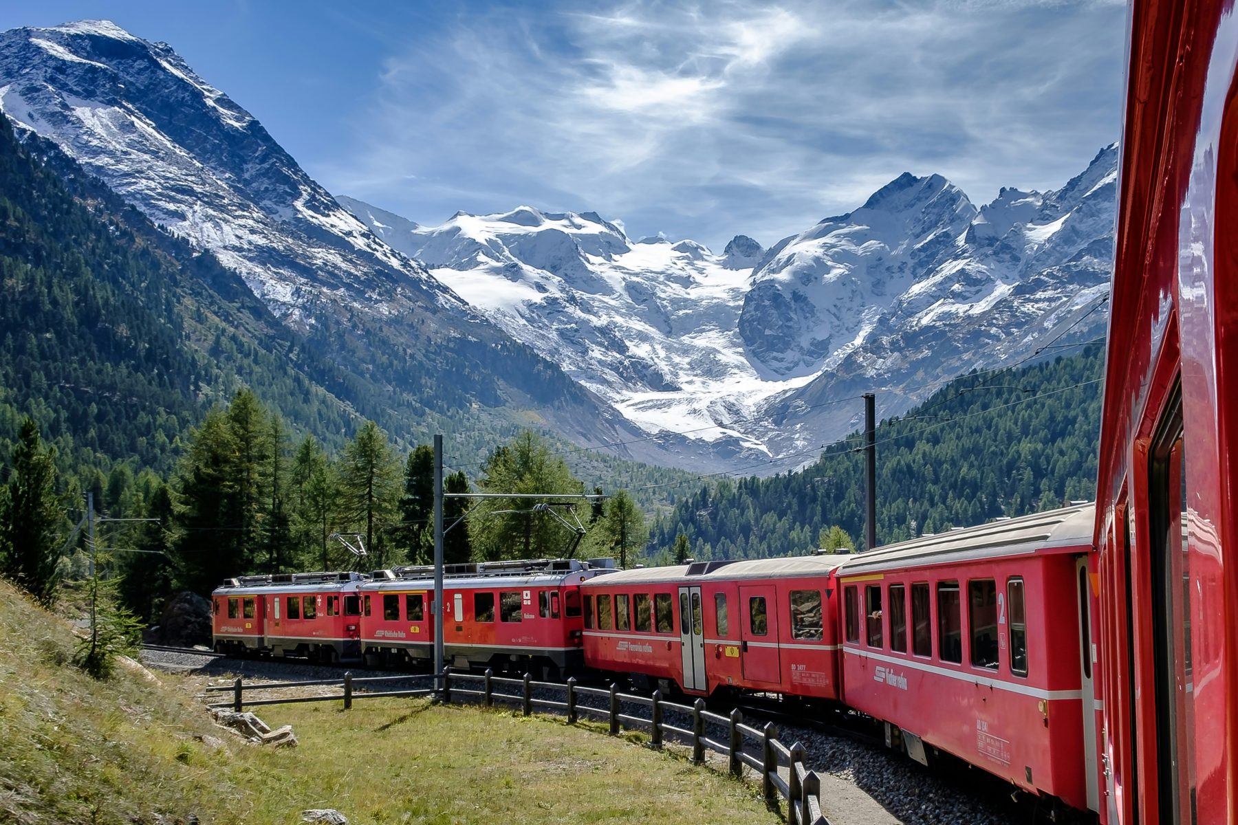 bernina express zwitserland italie