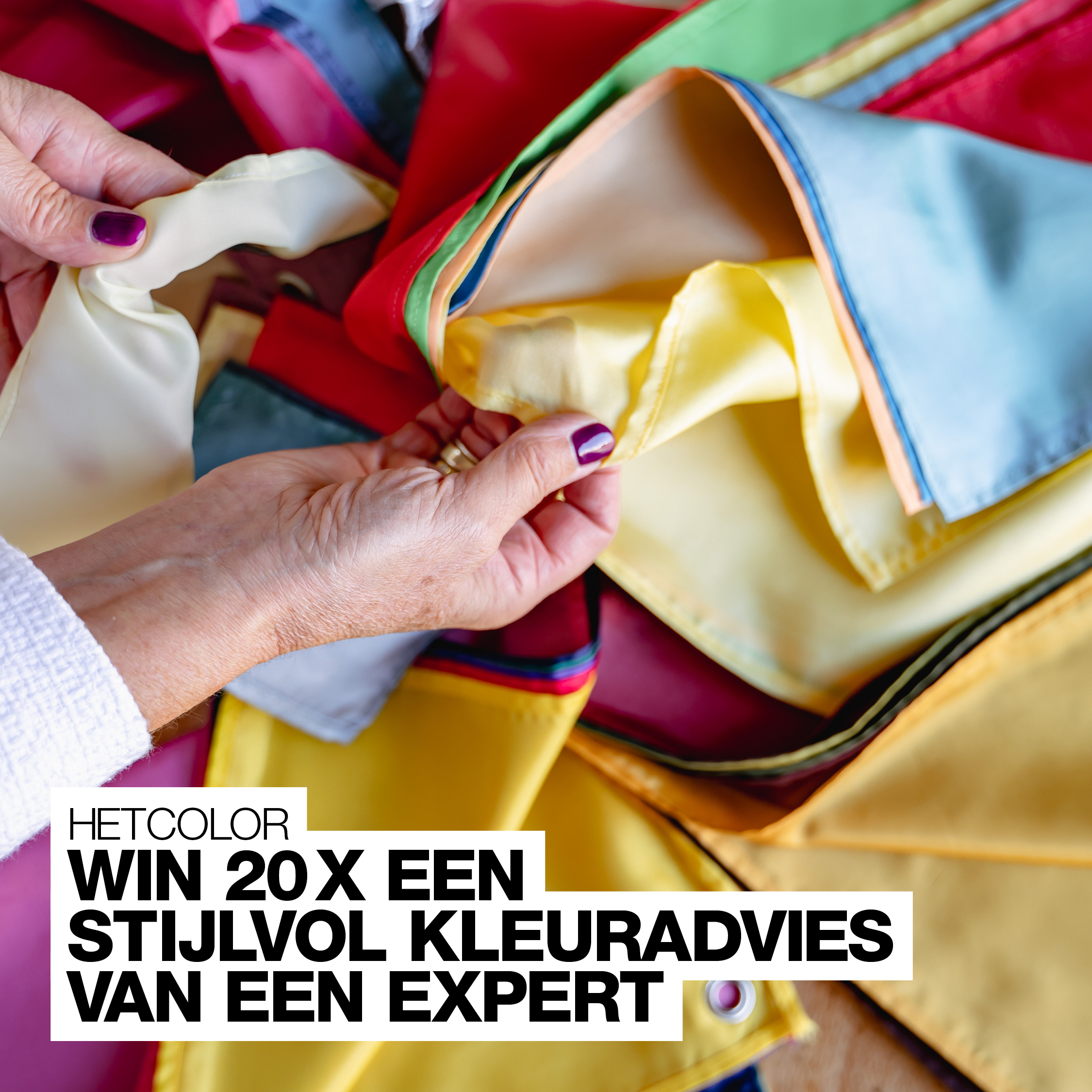 Welke kleur laat jou stralen? Maak 20x kans op een kleuradvies-sessie