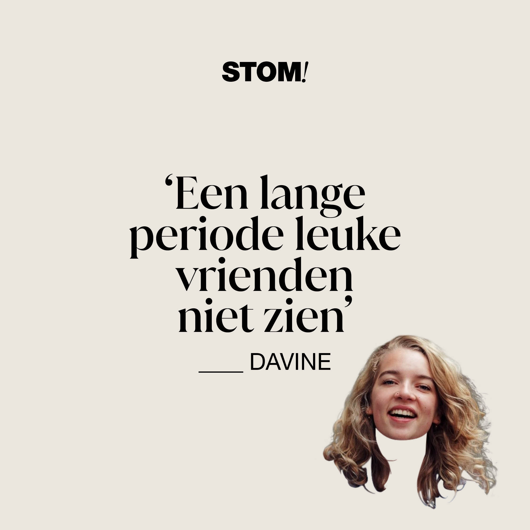 Dit vindt Davine Perik echt STOM!