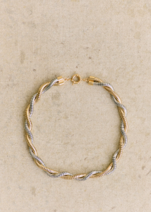 Goud en zilver ketting