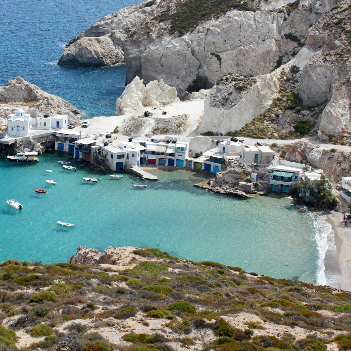 Dit Griekse eiland wordt het Santorini zonder toeristen genoemd