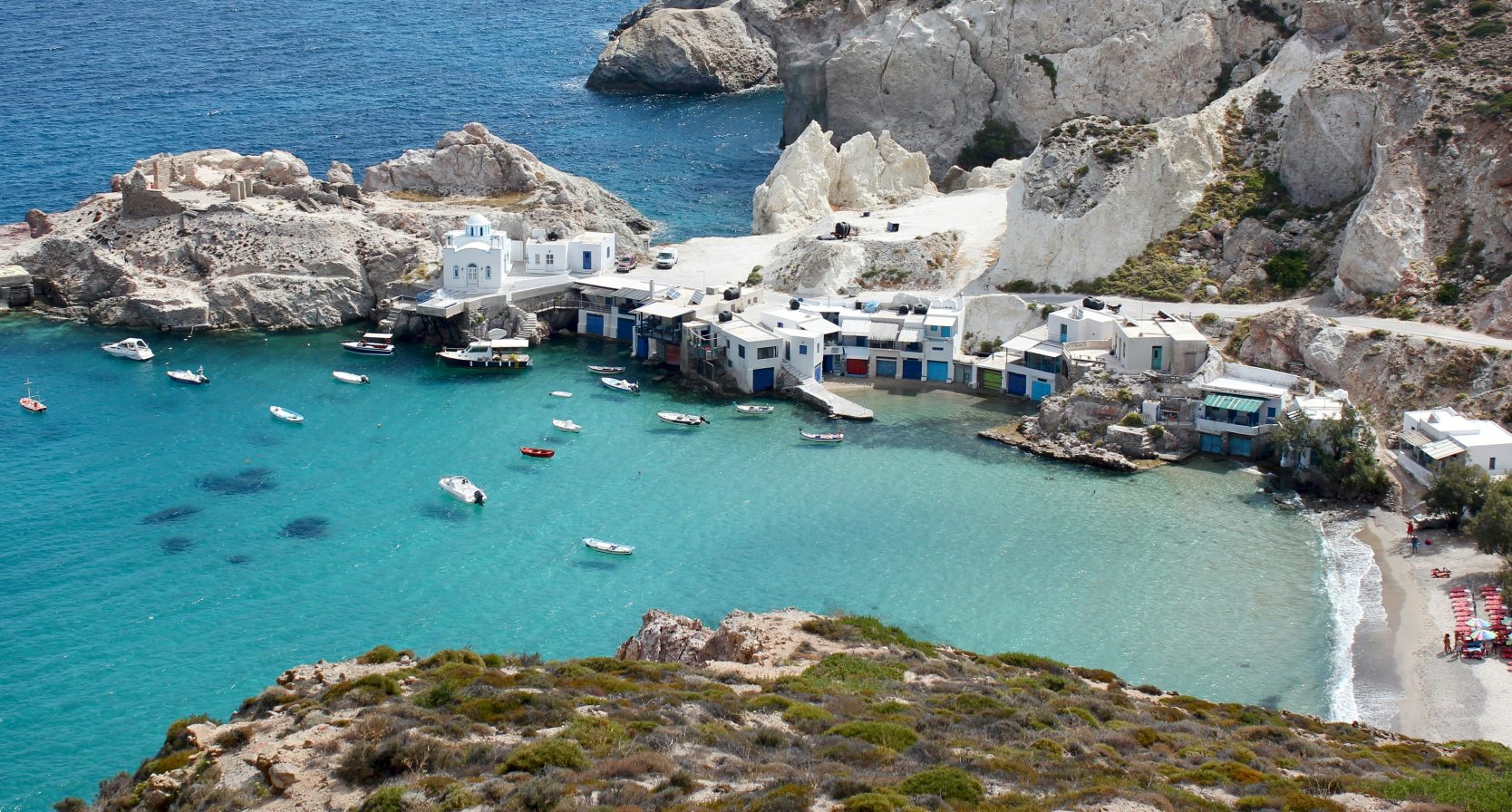 Dit Griekse eiland wordt het Santorini zonder toeristen genoemd