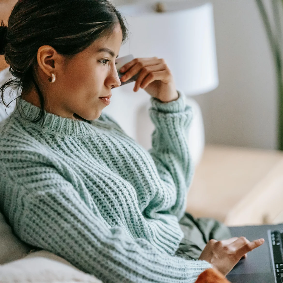 vrouw met laptop