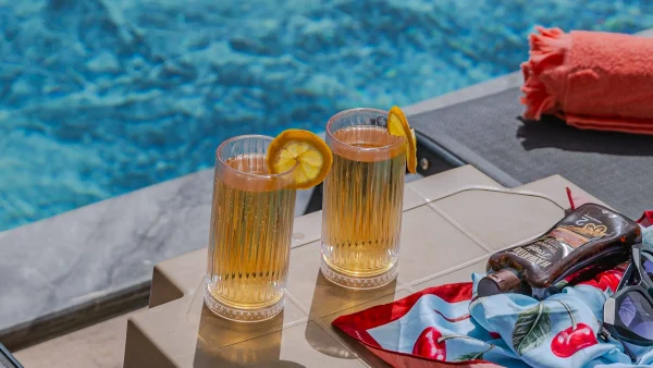 alcohol in de zon