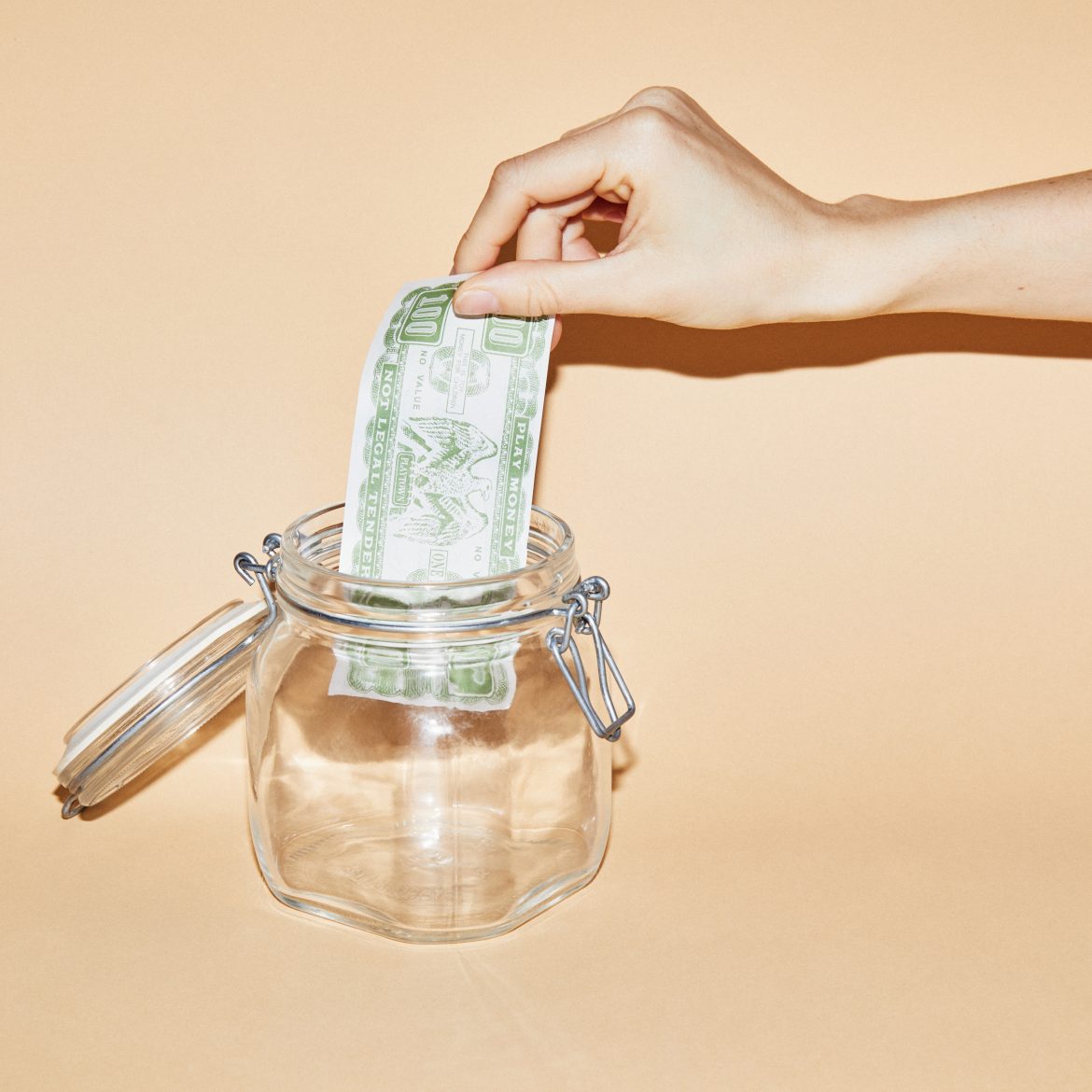 geld puber hand