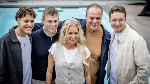 Frans Bauer en familie vieren Vaderdag