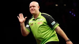 Thumbnail voor Michael van Gerwen weer aan het werk na relatiebreuk: 'Het leven houdt niet op, hè'