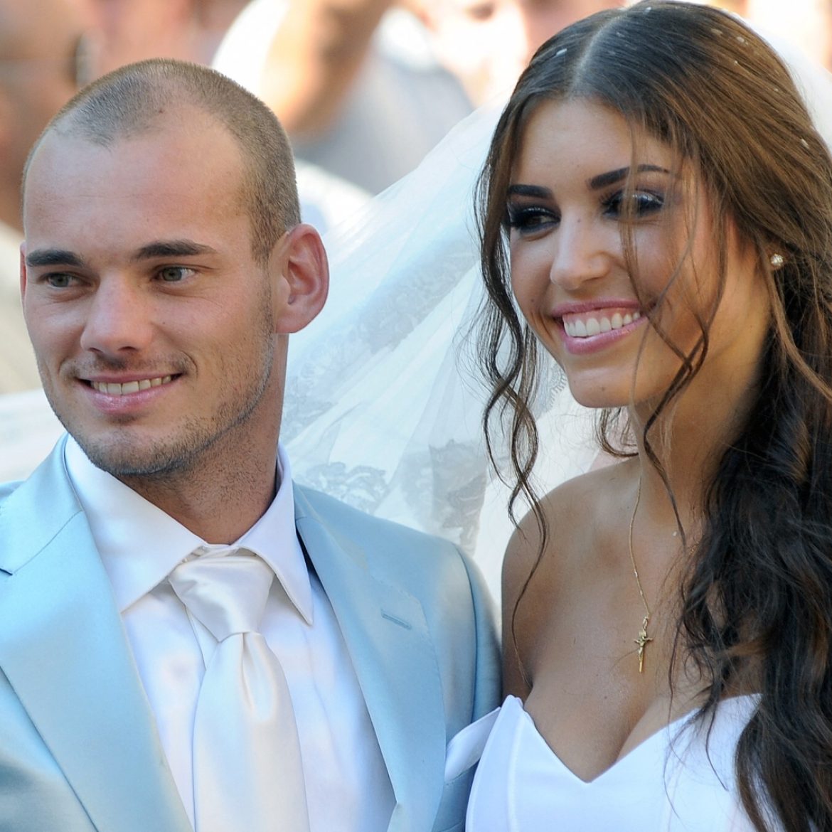 Wesley Sneijder neemt het op voor Yolanthe na 'grote leugens': 'Ik ben trots op je'