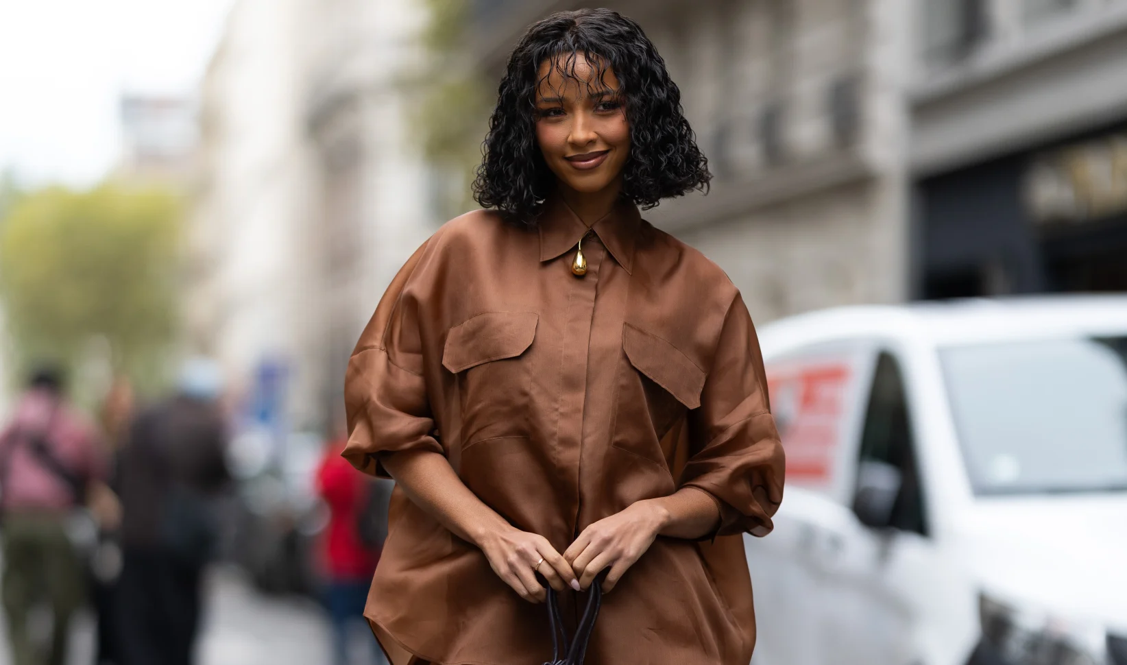 Vrouw draagt co-ord set