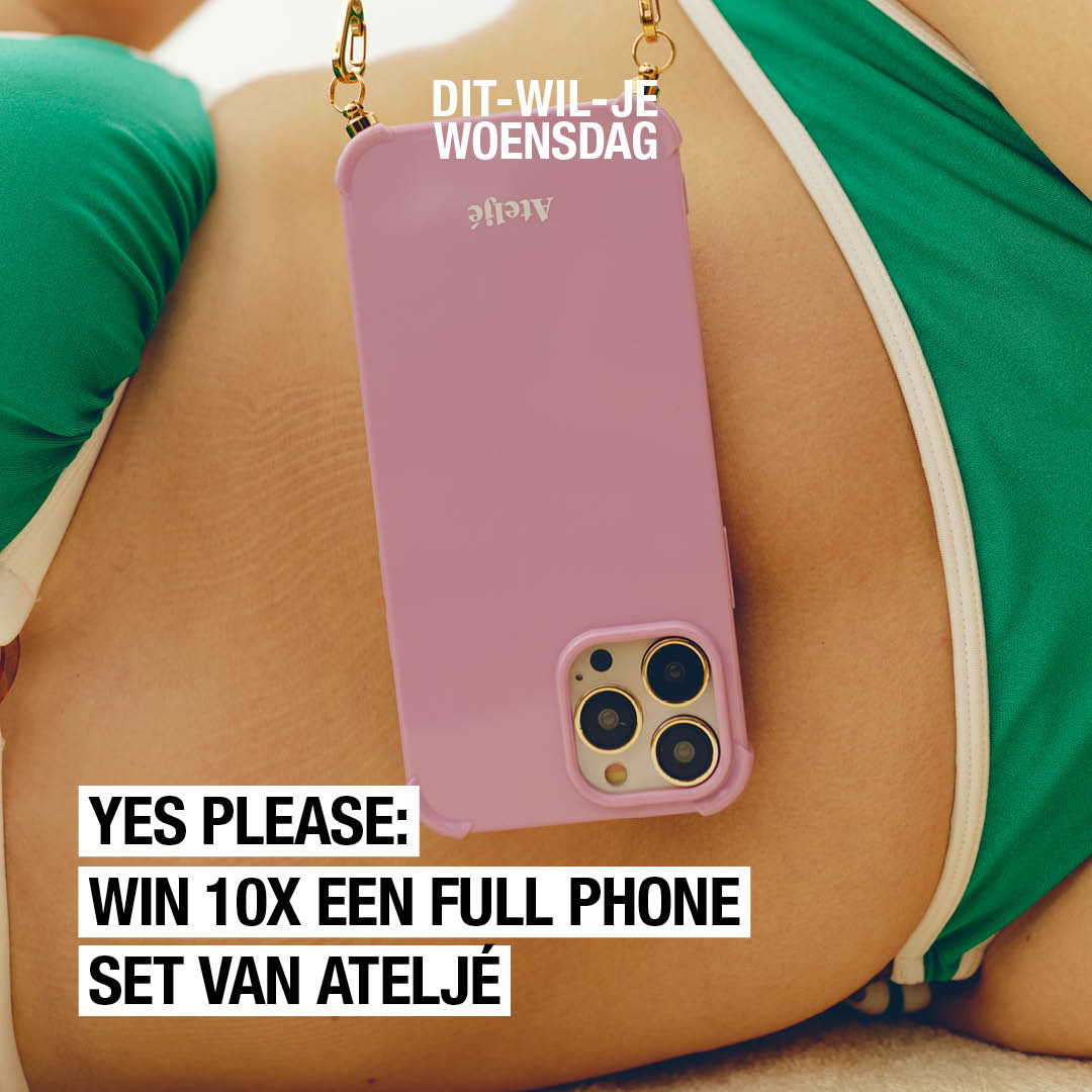 Maak kans op hét ultieme zomeraccessoire: een kleurrijke phone set van Ateljé