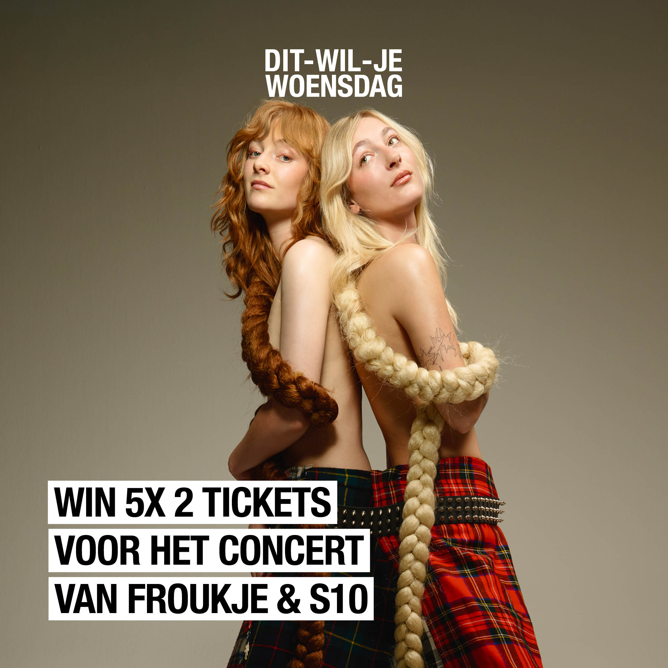 Zin om 'haat je je éééééx' mee te blèren? Win tickets voor het concert van S10 en Froukje
