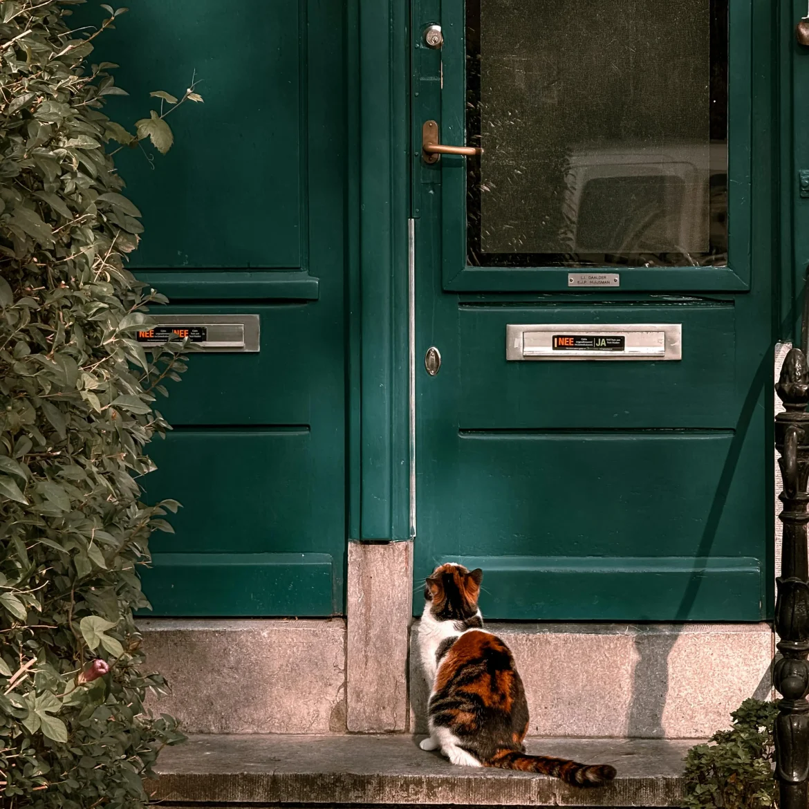 Woning bewoond lijken voordeur