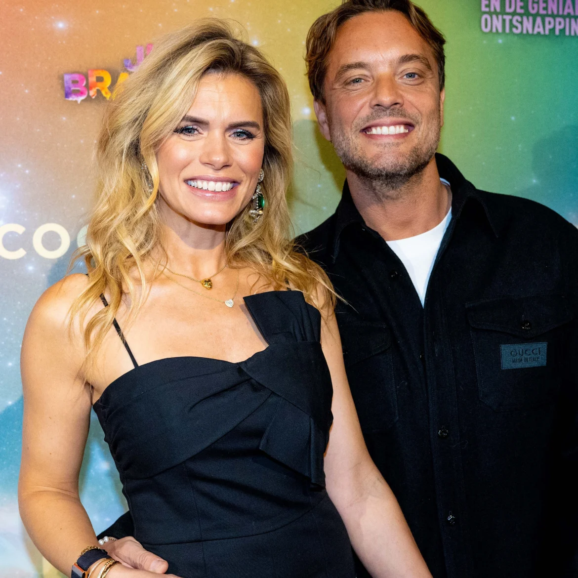 Nicolette van Dam en Bas Smit op de rode loper