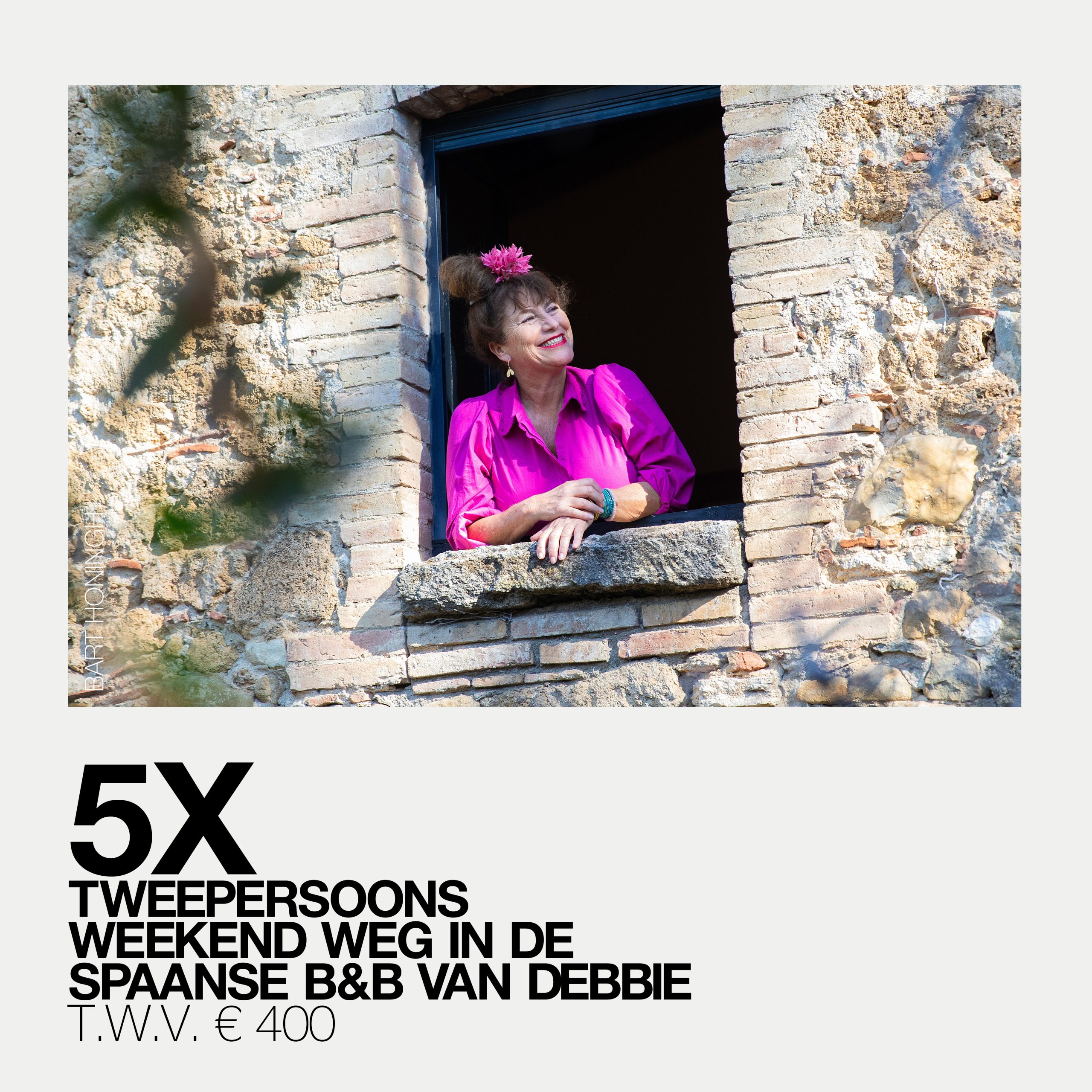 Olé! Win 5 x een weekendje weg bij Debbie in haar Spaanse B&B t.w.v. € 400