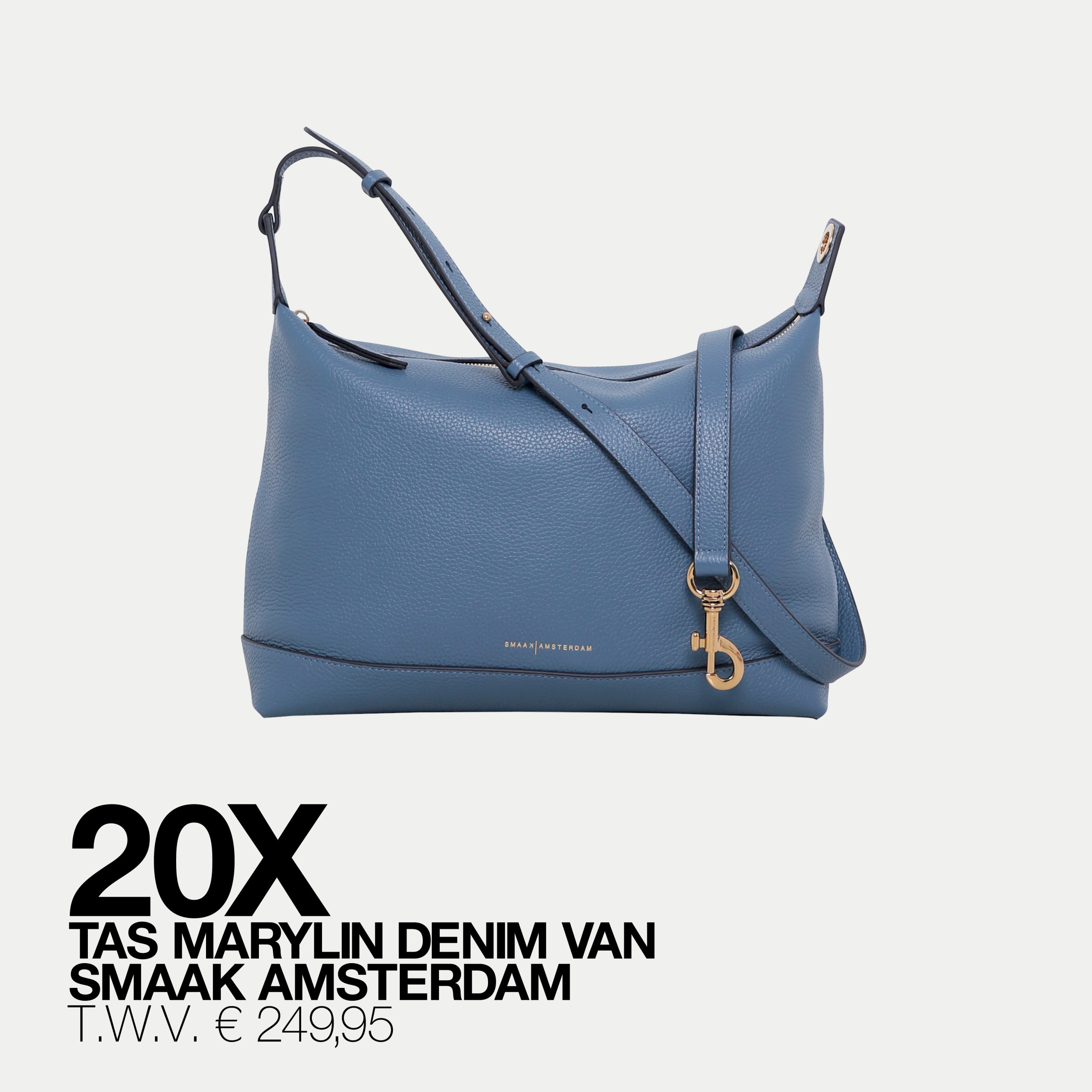 Praktisch én stijlvol: win 20 x deze tas van Smaak Amsterdam t.w.v. € 249