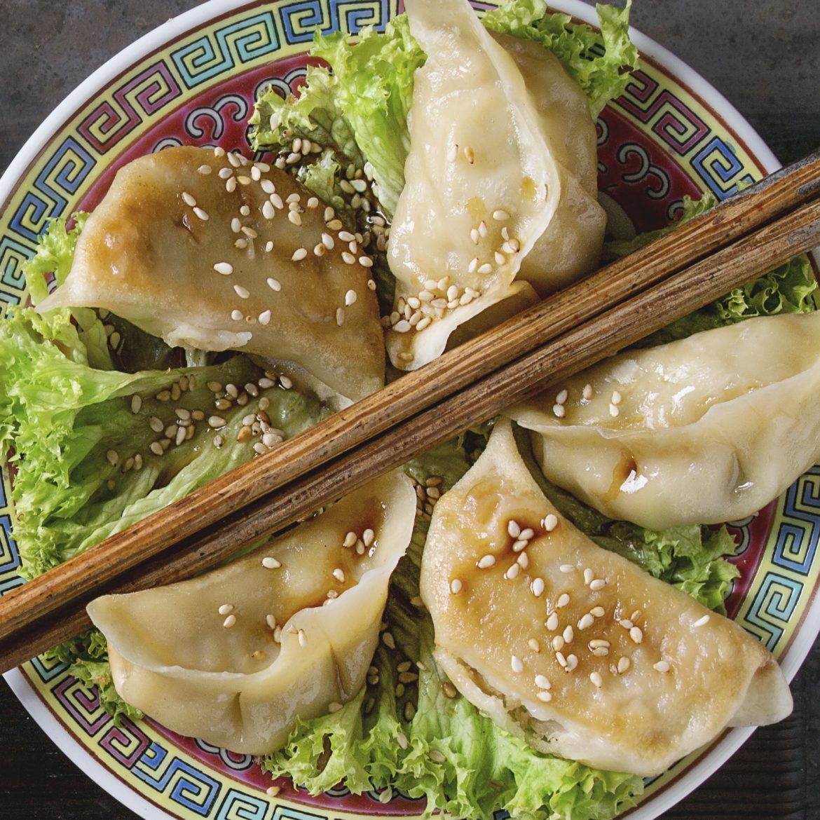 gyoza salade