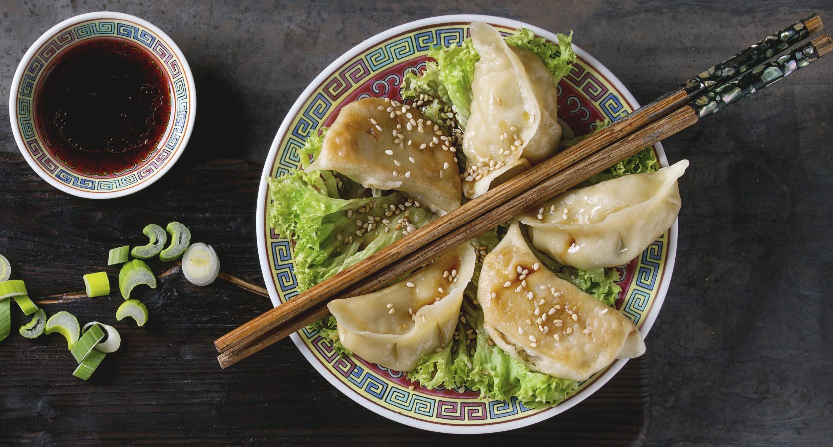 gyoza salade