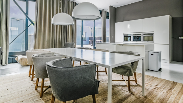 Keuken in industrieel huis 