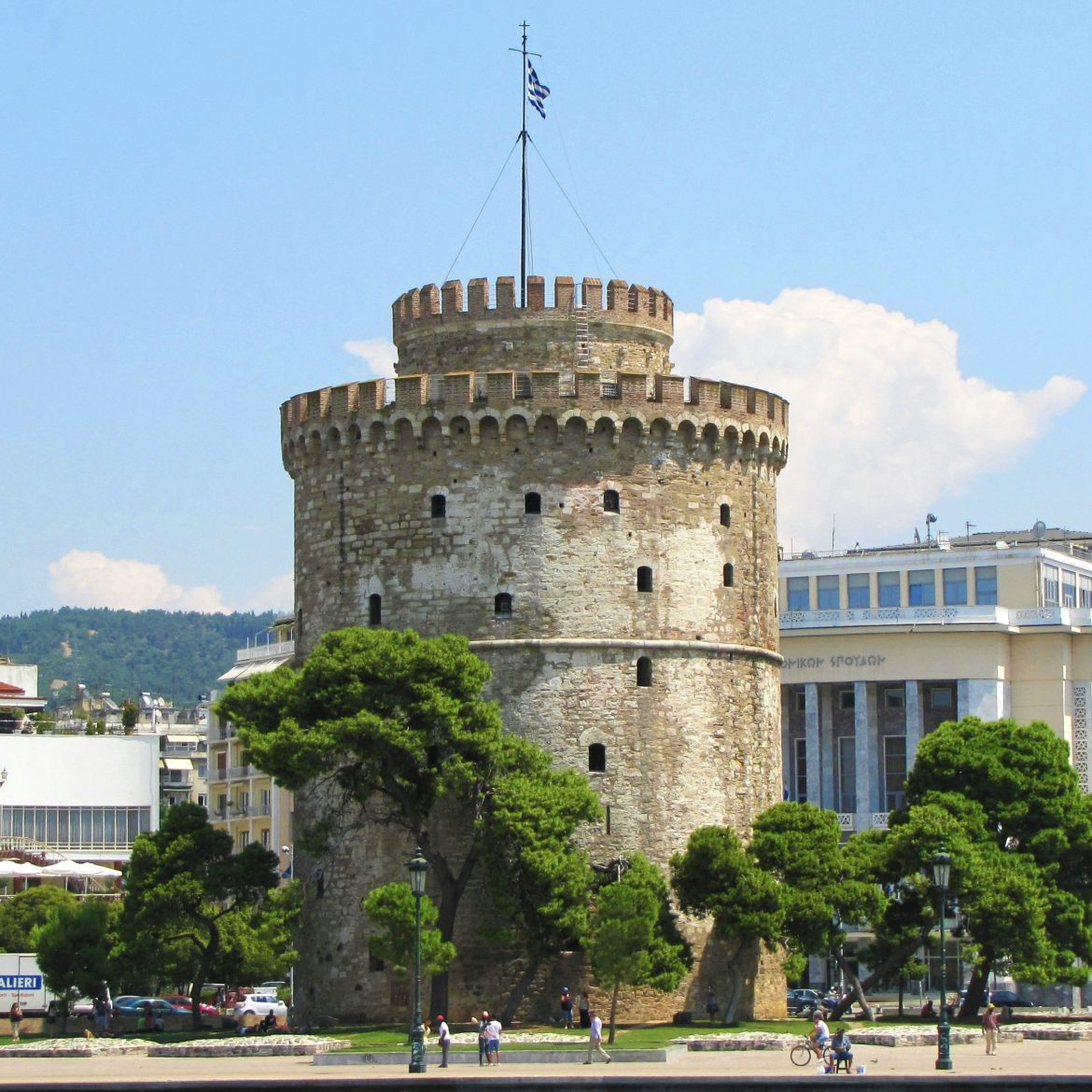 De Griekse stad Thessaloniki
