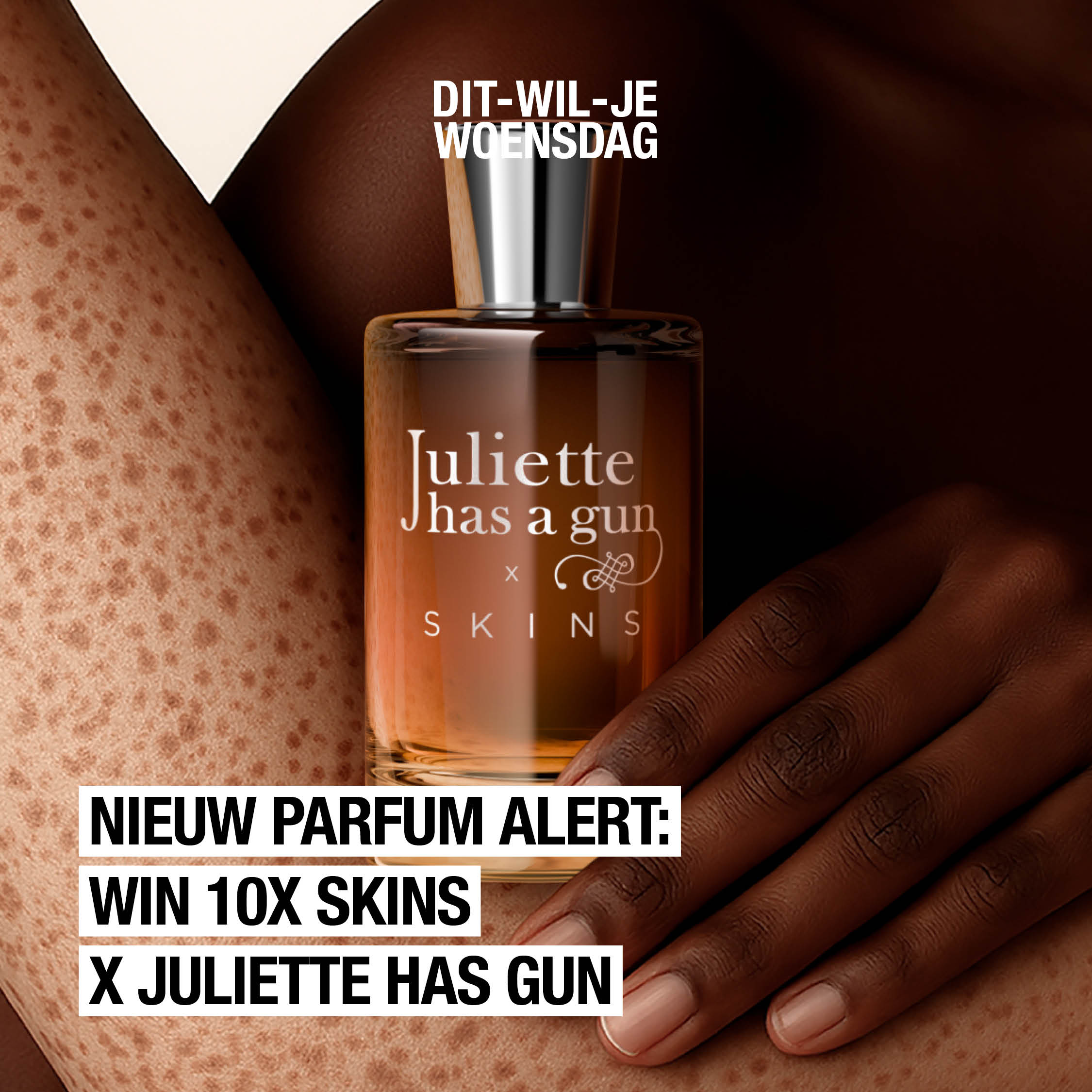 Eau my: we mogen 10 flacons Skins x Juliette has a Gun parfum t.w.v. € 140 weggeven