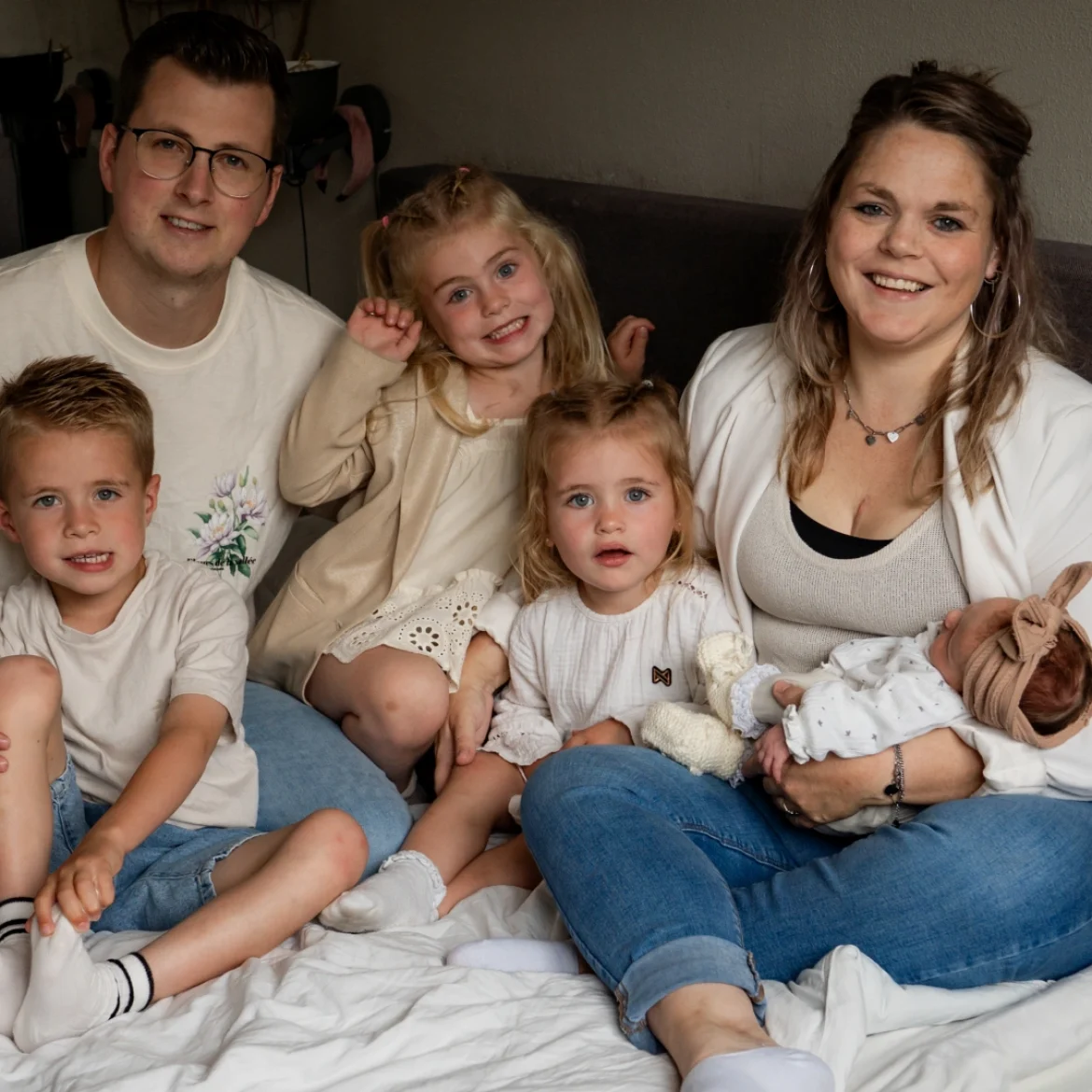 Erica kreeg ernstig lekkende hartklep tijdens vierde zwangerschap