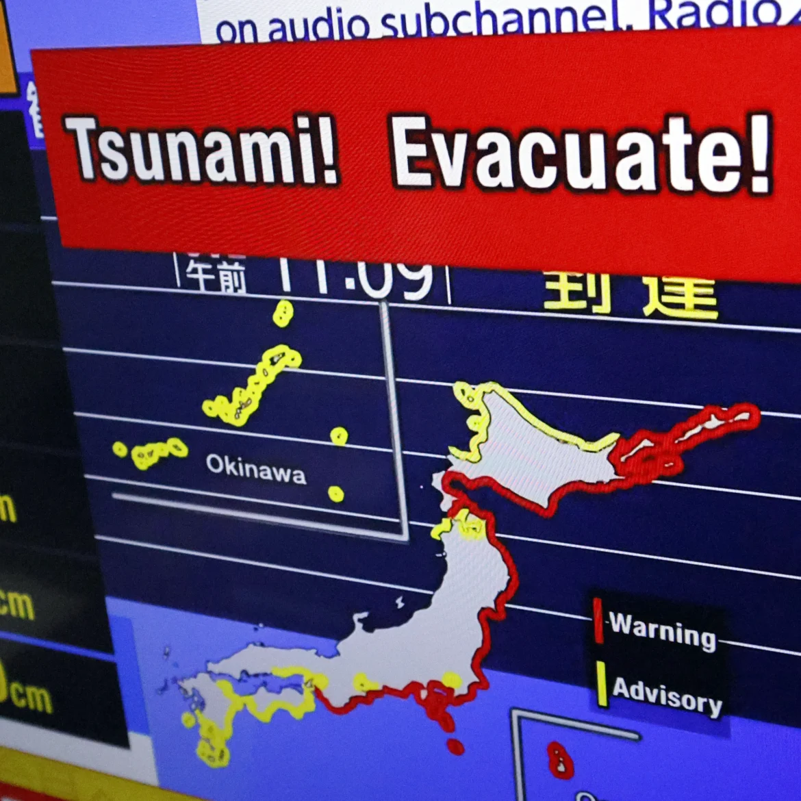 Aardbeving rusland tsunami