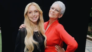 Thumbnail voor Jamie Lee Curtis emotioneel over band met Lindsay Lohan in gesprek met LINDA.: 'We did it'