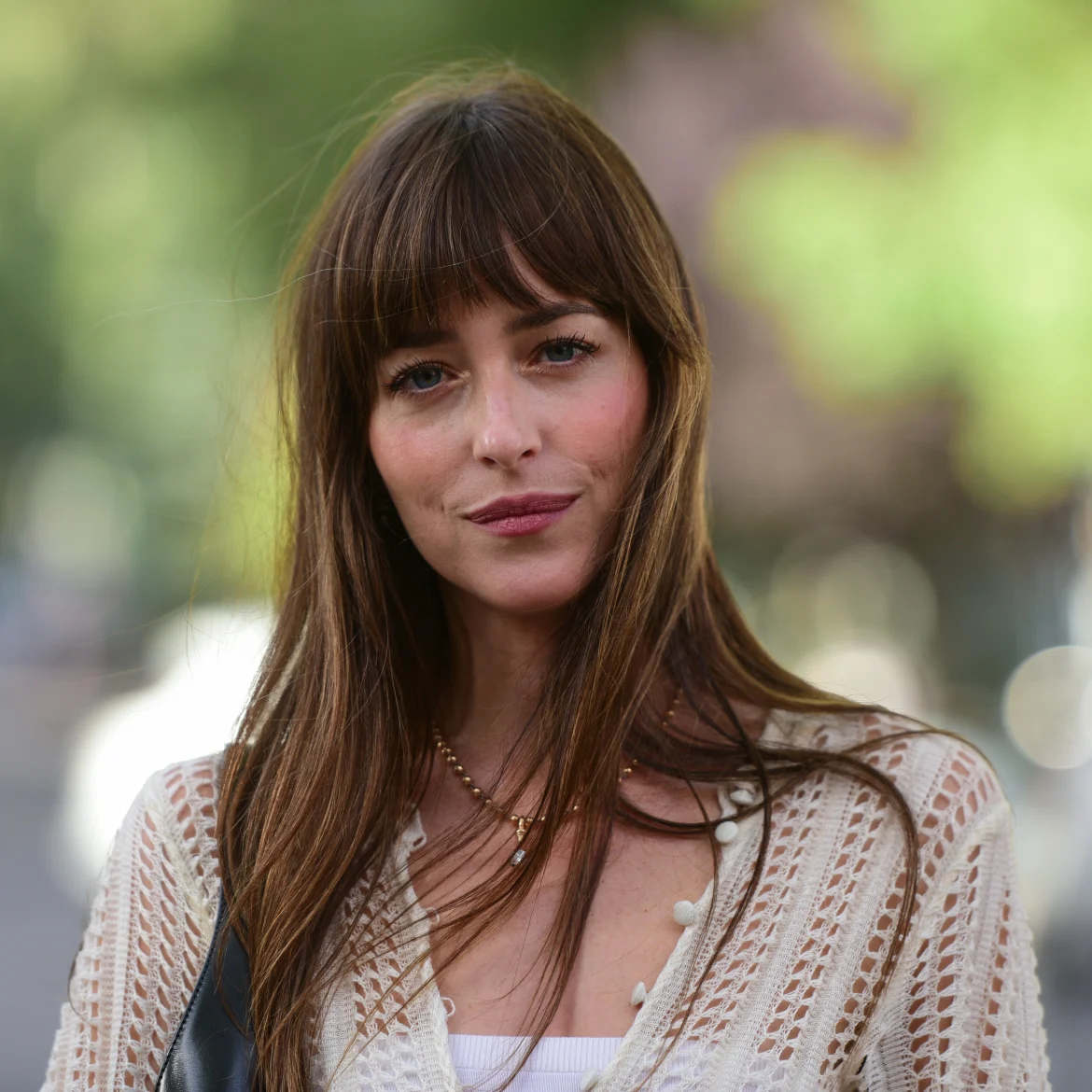 Dakota Johnson met pony