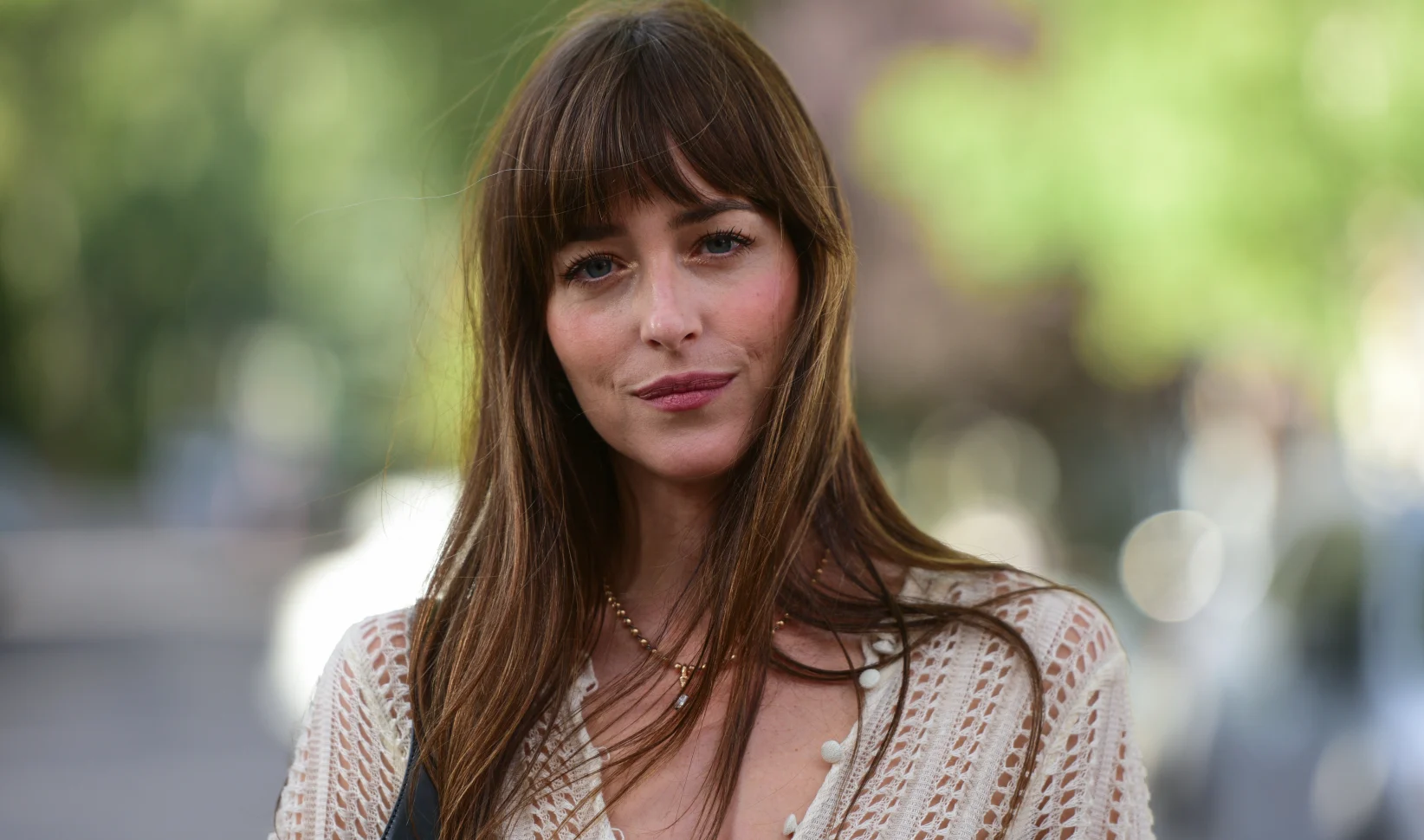 Dakota Johnson met pony