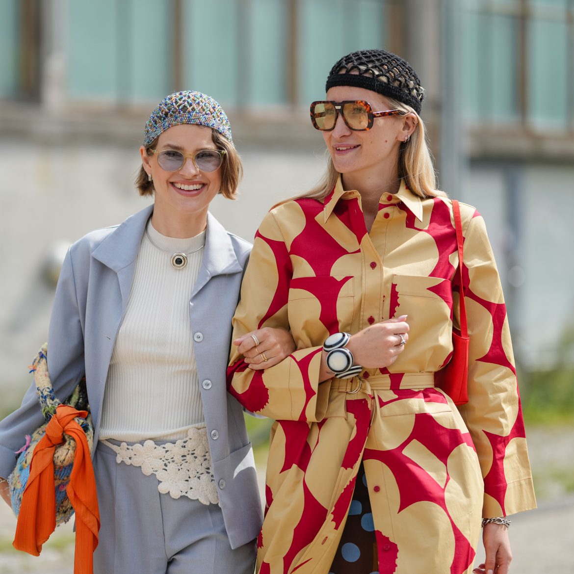 het gehaakte mutsje haar trend copenhagen fashion week