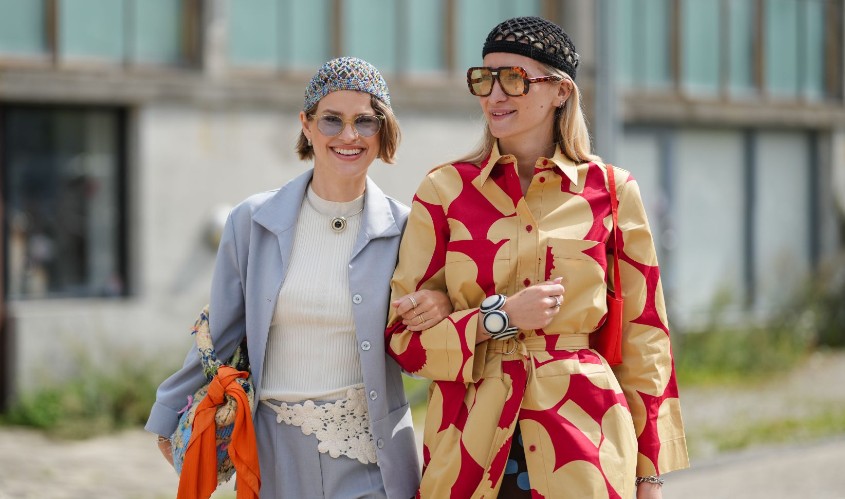 het gehaakte mutsje haar trend copenhagen fashion week