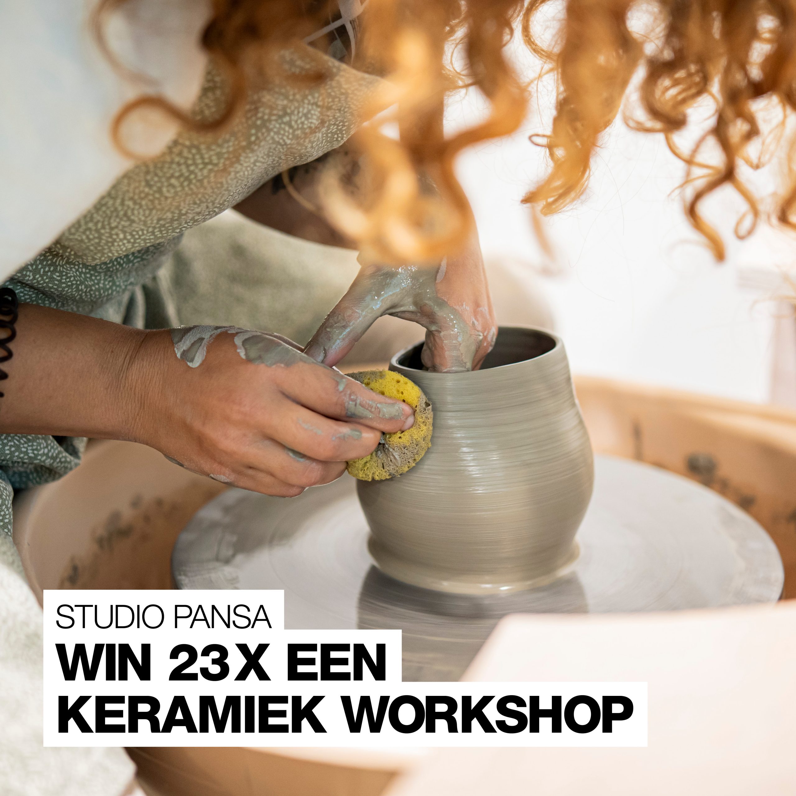 Keramiek is booming en we geven maar liefst 23 workshops en cursussen pottenbakken weg