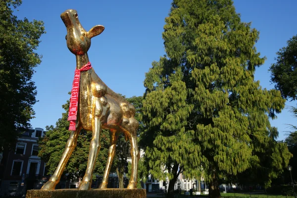 Het Gouden Kalf, symbool voor het Nederlandse Filmfestival in Utrecht.