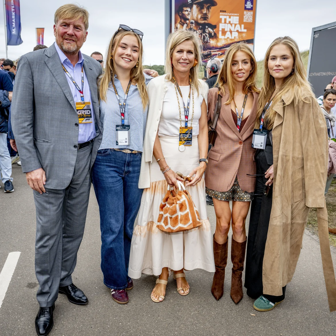 Koninklijke familie bij Dutch Grand Prix